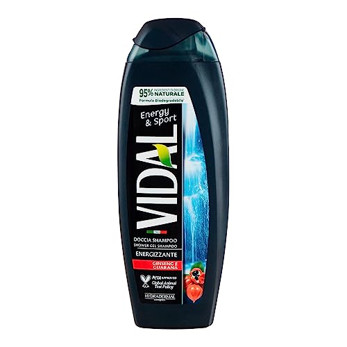 Vidal Docciaschiuma Energy&Sport 250Ml, 250Ml