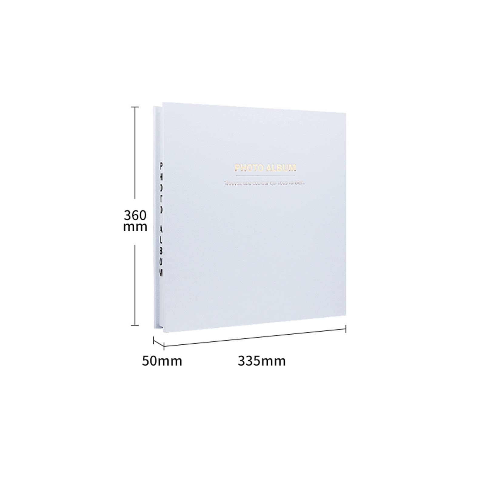 Fotoalbum Über Plastik 600 interstitielle Alben, Familienalben, Kreativkinderinnenalben, Alben mit großer Kapazität Foto Album (Color : White)