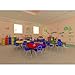 Correll A3060-REC-16-09-16 30 x 60 in. Deluxe High-Pressure Rectangle Top Activity Table Fusion Maple