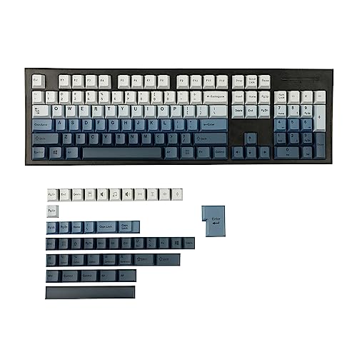 Image of 1.7mm Thickness PBT Gradient Keycaps Cherry Profile Dye Sub Mac Keyset for ANSI ISO 104 TKL GK61 96 75 GMMK NCR80 Mx Keyboard
