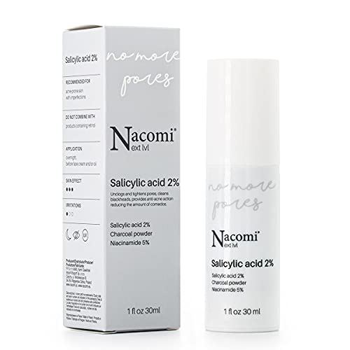 NACOMI Salicylic Acid serum 2% 30 ml de-accumulates and Narrows pores, removes Dead Cells from the Skin Surface