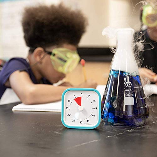 Time Timer 60 Minute Mod Education Edition ⁠— Visual Timer With Desktop Software For Kids Classroom Learning, Teachers Desk Clock, Study Tool And Office Meetings With Silent Operation (Sky Blue) #TOP5