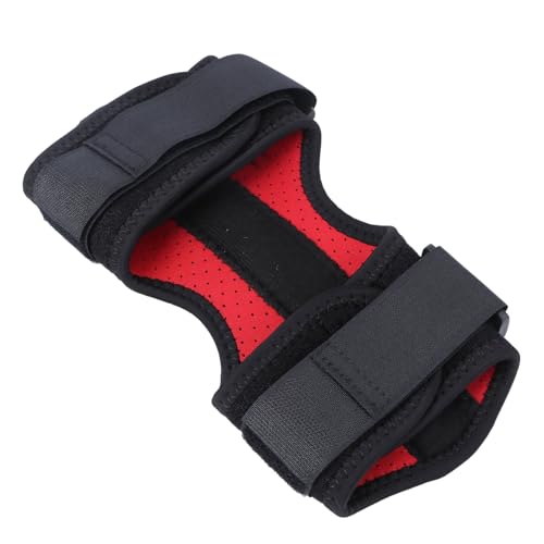 GOOHOCHY Plantar Night Splint Support Adjustable Orthotic Brace for Foot Drop Achilles Heel Spur Relief Average Black Foot Drooping Appliance