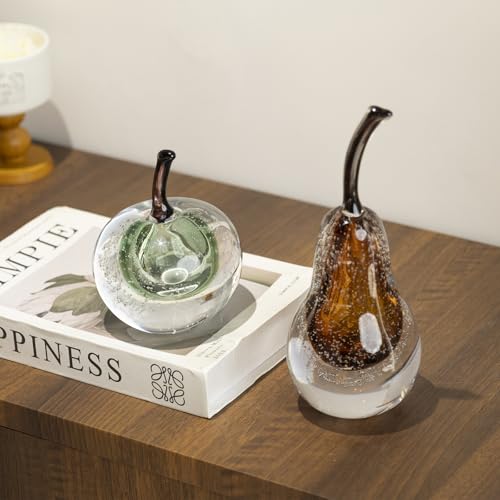 Estatua de Pera de Vidrio para Decoración Moderna miniatura 6