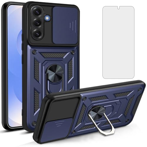 Coque S25 Asuwish SJTC US Case Bleu évite les bris de vitre et rayures d'objectif