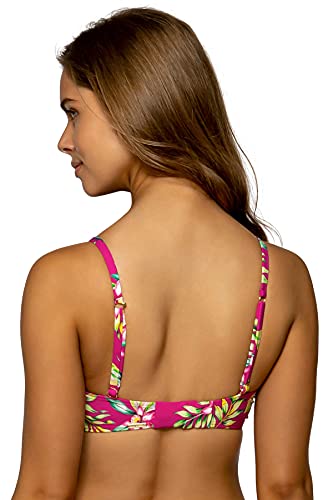 Sunsets Kauai Keyhole Swim Top, Orchid Oasis, 32E/30F/28G miniatura 2
