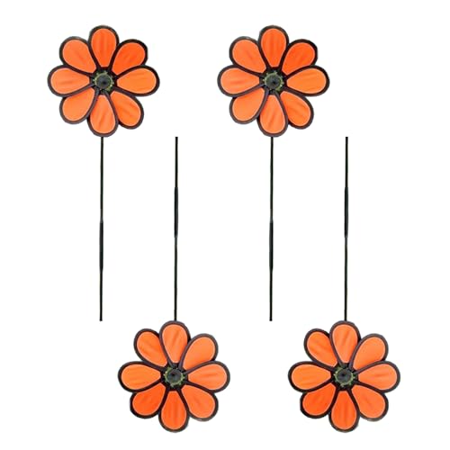 4PCS Ruota Mulino A Vento Decori Esterni Dispositivi di Spavento Degli Uccelli Rotanti Dispositivi Per La