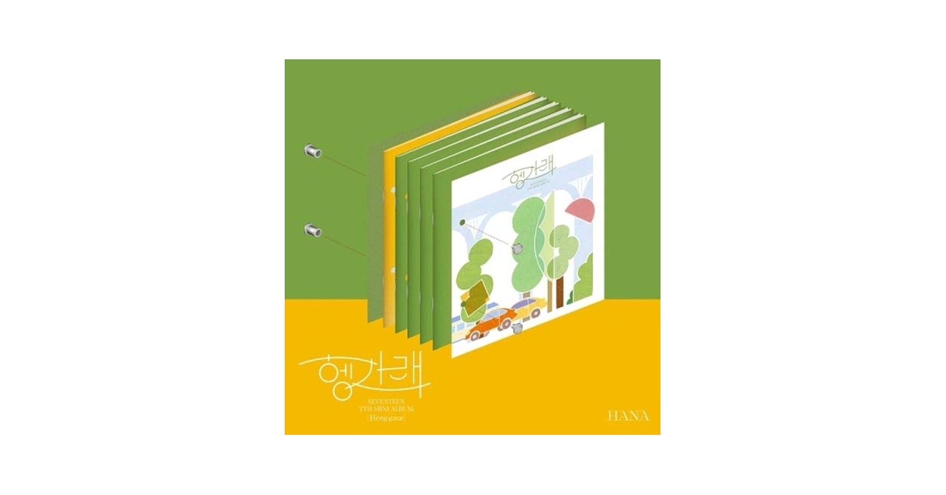 SEVENTEEN  ヘンガレ　ブックマーク　ver.HANA Amazon.com: Seventeen 'Heng:garae' 7th Mini Album Hana