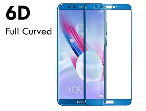 Image of Screen Protector for Huawei Honor 9 Lite (Blue) Tempered Glass Edge-to-Edge 6D Screen Guard With Installation Kit