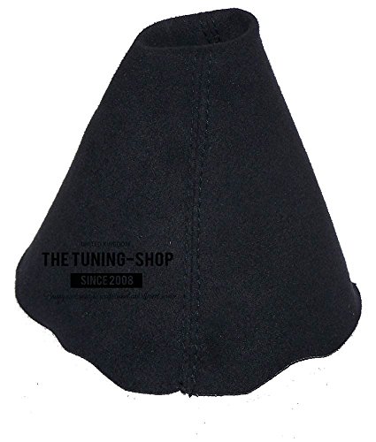 The Tuning-Shop Ltd Shift Boot Custom Made Shift Boot Black Genuine Suede with Black Stitching