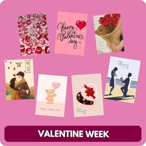 Image of 40-Piece Mini Love Quote Poster Set - Cute Valentine's Day Aesthetic Wall Collage Kit (15x10 cm) | Romantic Couple Decor, Affirmation Art for Room, Dorm, Scrapbook, Gifting