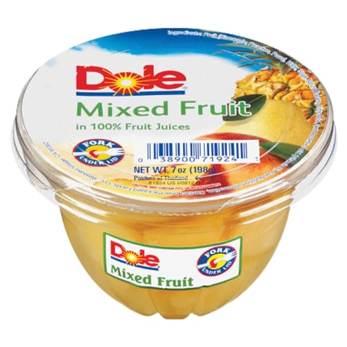 Dole Mixed Fruit in Light Syrup, 7-Ounce Cups (Pack of 12)
