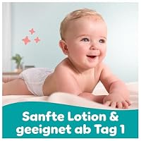 Pampers Sensitive Baby-Feuchttücher, 15 Packungen mit 80 Feuchttüchern,1200 Baby-Feuchttücher, 2-in-1 sanfte Reinigung & Hautschutz – Ansicht 5