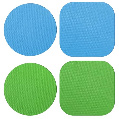 4 Pack Rubber Jar Opener Grippers, Anti-slip Coasters Bottle Lid