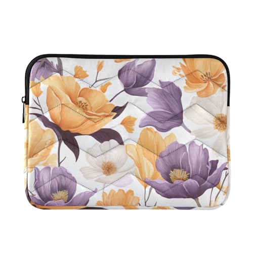 Funda para portátil de 13-14 pulgadas con acuarela floral