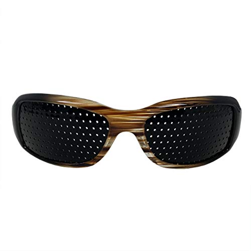 Lunettes sténopé Diamante améliorent la netteté par gymnastique oculaire
