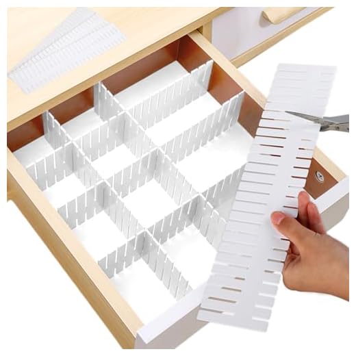 CRESZZLE 16 separadores de cajones ajustables – Organizador cajones para almacenar ropa interior, calcetines y joyas – Separadores cajones ajustables para una organización perfecta de los cajones.
