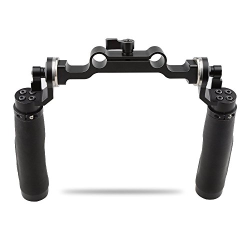 Get Discount Offer CAMVATE Leather Handle 15mm Rod Shoulder Mount Rig with Rosette Standard Accessory for DSLR(Black,M6 Thread,31.8 mm) Limited Discount CAMVATE Leather Handle 15mm Rod Shoulder Mount Rig with Rosette Standard Accessory for DSLR(Black,M6 Thread,31.8 mm)