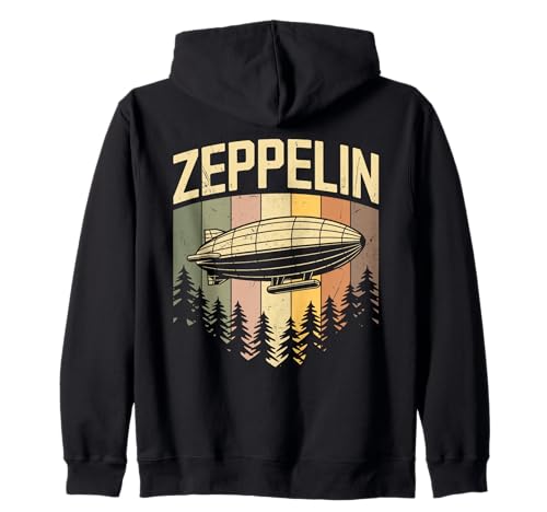 Zeppelin Aviation Blimp Rétro Vintage Femmes Hommes Enfants Sweat à Capuche