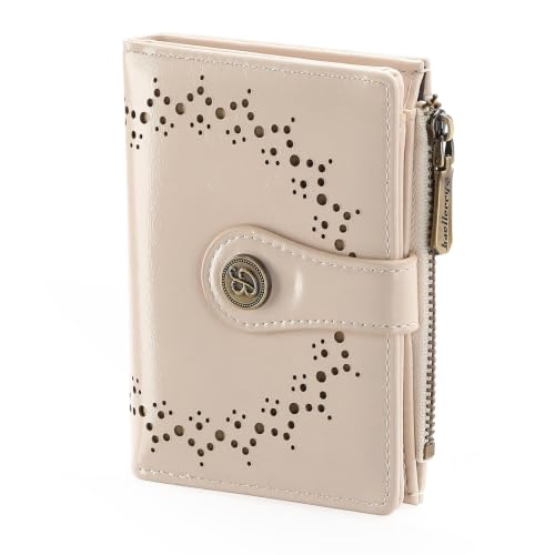 Image of Small Wallet for Women Bifold Credit Card Holder Compact Women Wallet with Zipper Coin Pocket