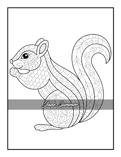 100 Animals: An Adult Coloring Book with Lions, Elephants, Owls, Horses, Dogs, Cats, and Many More! - Image 75