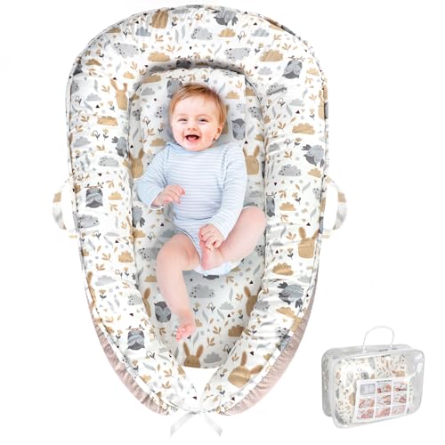 Baby Lounger, Portable Baby Lounger for Newborn...