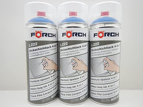 Förch 4 in 1 RAL 5010 ENZIANBLAU BLAU DICKSCHICHTLACK LACK SPRAY SPRAYDOSE 400ML (3)