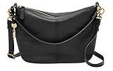 Diese Crossbody aus Leder hat ein verstecktes Seitenfach für das Smartphone und lässt sich in eine Umhängetasche mit einem Lederhenkel und einem verstellbaren, abnehmbaren Trageriemen zum Umhängen verwandeln.