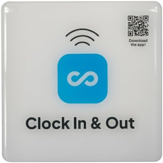 Connecteam NFC Tag for Clock In & Out (5-Pack)