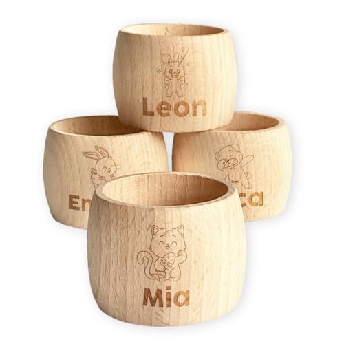 Servilletero Grande de Madera Personalizado - Mascotas - Vajilla - Idea para regalo