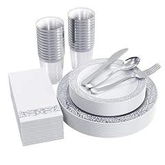 Silver Dinnerware Set