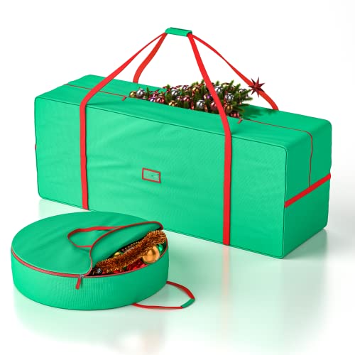 Bolsa de Almacenamiento para Árbol de Navidad Tejido Oxford 600D Avanzado Duradera Impermeable Bolsa Antipolvo Plegable Bolsa de Almacenamiento de Corona para Árbol de Navidad y Otras Decoraciones Cover