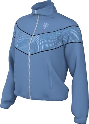 Niederlande Windrunner Nike Football Jacke Aus Uv-Gewebe Für Damen, Blue Beyond/Blue Beyond/Schwarz/Schwarz, HJ4081-489, S