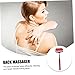 PACKOVE 3Pcs Telescopic Back Scratcher Wheel Design Stainless Steel Body Massager for All Ages Portable Itchy Relief Tool Fitness Supply for Friends and Family