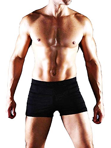 Costume da Bagno - Boxer Uomo - Pantaloncini - Adulti - Colore Nero - Sexy - Moda Mare - Spiaggia - Piscina - Taglia XX - Large - Idea Regalo Compleanno