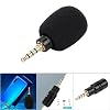 Rcniso 3.5mm Microphone, Universal Omnidirectional Sensitive Small Microphone for Tablets (Mono 3.5 Four Pole Direct Plug) #1