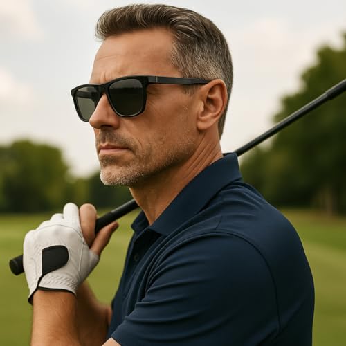 Image of Cyxus Golf Sunglasses for Men Acetate Polarized UV400 Protection Golf Accessories Gift P1579