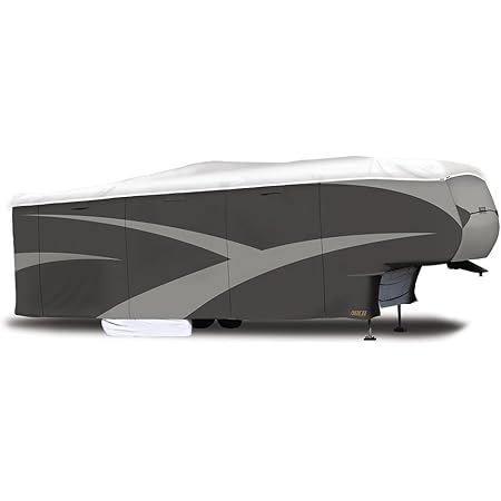ADCO 34857 Designer Series Gray/White 37' 1" - 40' DuPont Tyvek Fifth Wheel Trailer Cover
