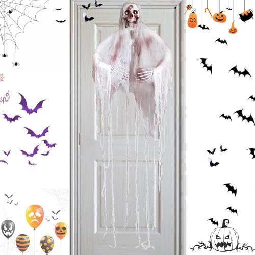 Ornement du crâne d'halloween aux détails exquis et réalistes