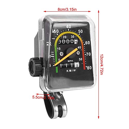 Bike Speedometer, Waterproof Bicycle Odometer MPH, Cycling Speedometer Bicycle Computer Mountain Bike Code Table Waterproof Mechanical Odometer for All Bicycles miniatura 2