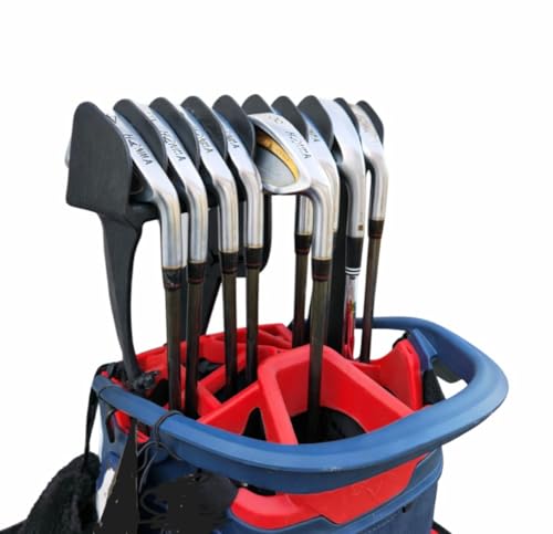 No-Rattle Golf Club Organizer for Bags – Secure Anti-Slip Design Helps Prevent Club Loss, Fits Most Golf Bags