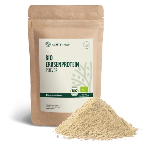 Erbsenprotein Bio | 1 KG | 80% Proteinanteil | Veganes Proteinpulver | direkt vom Achterhof
