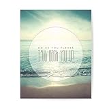 I'll Back You Up - Song Lyrics Wall Art Print, Music Posters For Living Room Bedroom Home Office, Abstract Coastal Decor Artwork (8x10