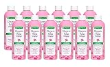 De La Cruz Rose Water and Glycerin for Face - Rosewater Facial Toner and Moisturizer for Skin and Hair 8 fl oz (236 mL) - 12 Bottles