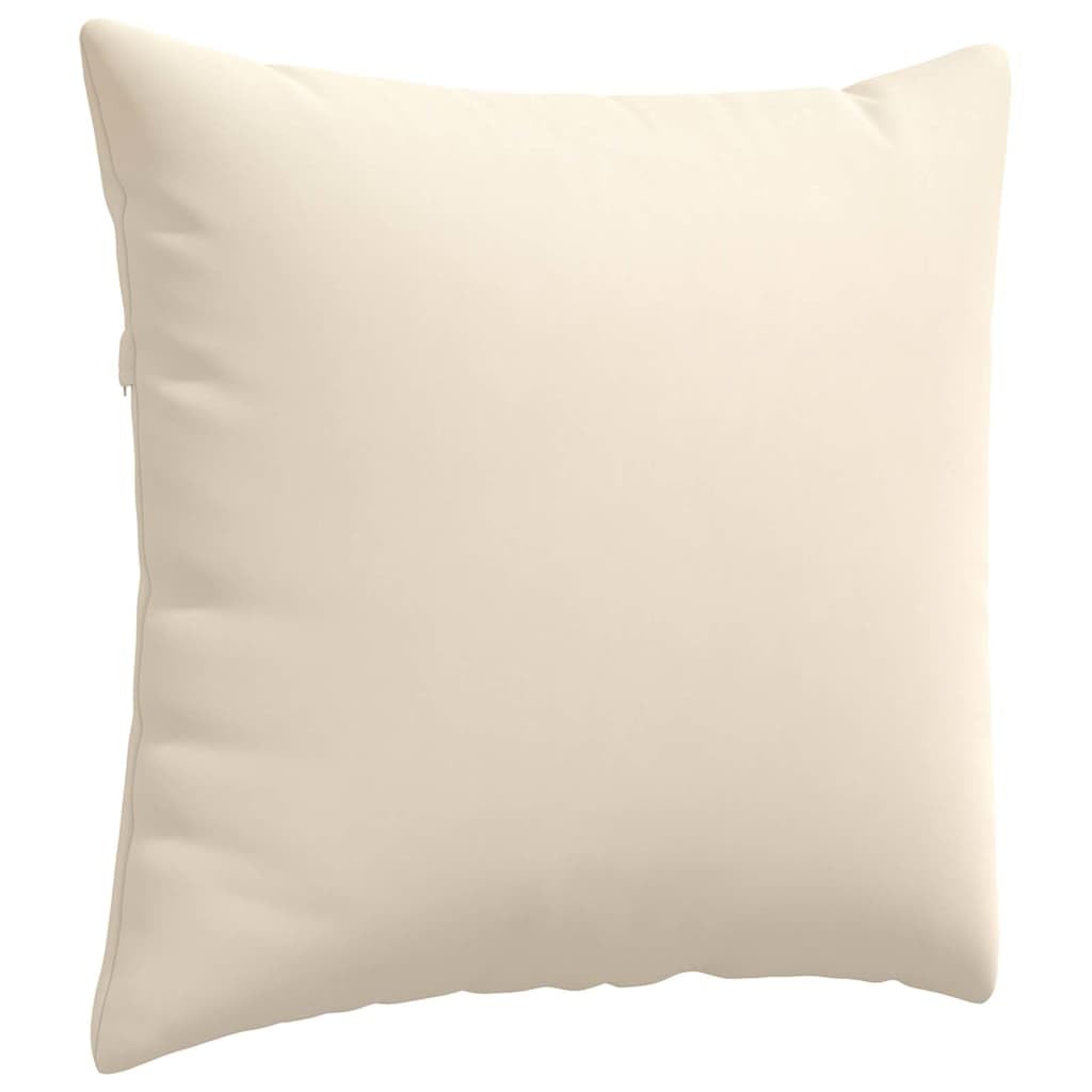 Juego de 2 cojines decorativos con relleno, color beige, 45 x 45 cm