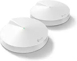 TP-Link Deco Mesh Sistema WiFi (Deco M5) – até 3.800 pés quadrados. Cobertura toda a casa e mais de 60 dispositivos, substituição de roteador/extensor WiFi, controles parentais, pacote com 2