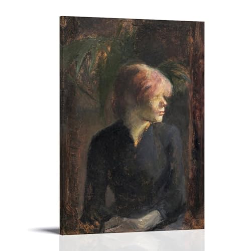 Toile décoration créative Toulouse-Lautrec Carmen Gaudin avec châssis de qualité supérieure