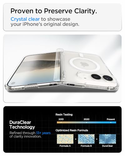 Image of Spigen Ultra Hybrid Pro MagFit Case for iPhone Duo Fold /Ultra, Clear White