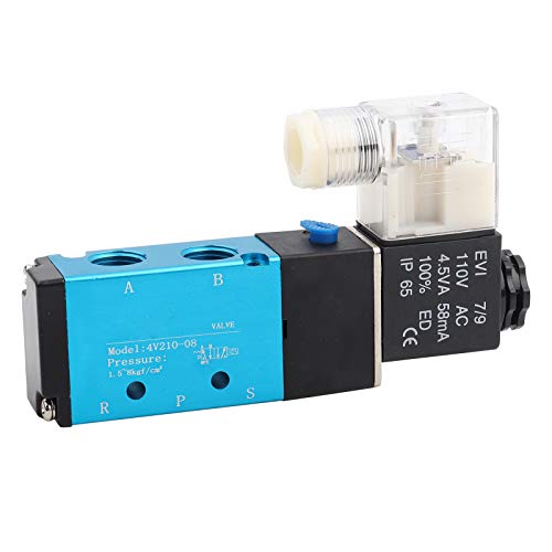 Válvula de ar solenoide de 5 vias de 2 posições 4V210-08, válvula de controle de ar solenoide, válvu