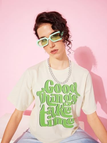 Image of Dillinger Blue Graphic Oversized T-Shirt
